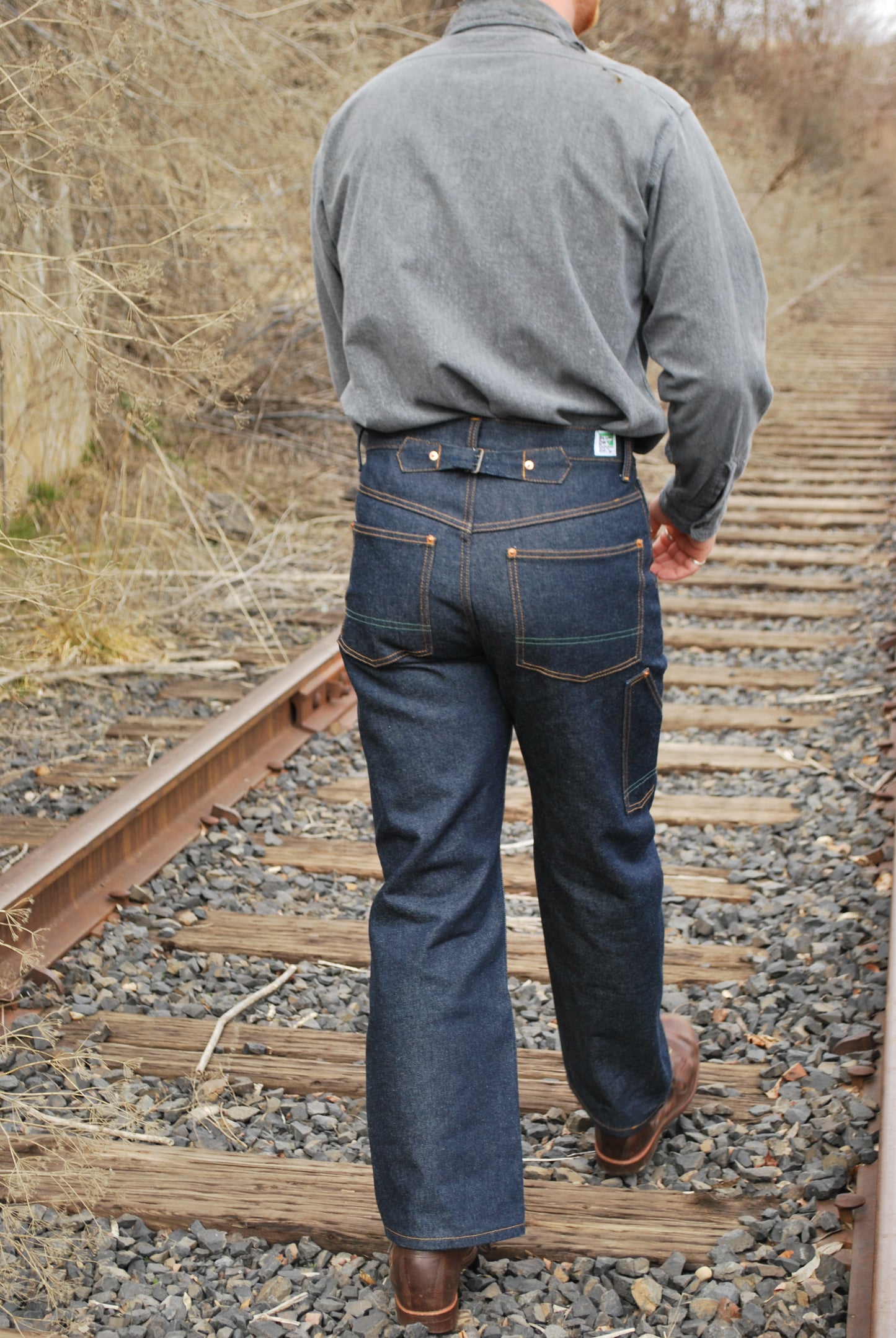 Pitchfork Denim Waist Overalls